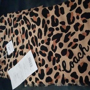 Coach 🧣🧣Scarf 💥 F73306💥 Animal Print 🐆